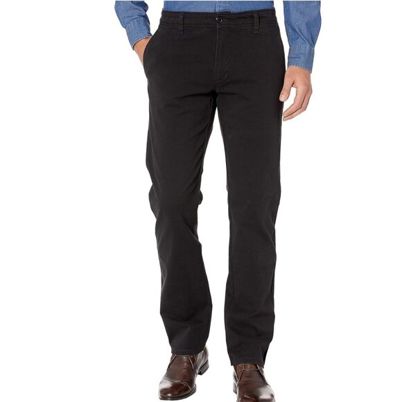 Mens Dockers BLACK Straight Fit Ultimate Chino Pants with Smart 360 Flex NWT - Picture 1 of 4